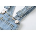 thumbnail image 5 of KIDSCOOL SPACE Baby Boy Girl Jean Shorts,Toddler Denim Cute Summer Shortalls,Light Blue,2-3 Years, 5 of 7