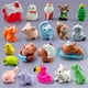 thumbnail image 2 of Figuras de acción de animales de Navidad, 10 unidades, dinosaurios, capibara, conejo, ardilla, zorro, oveja, gato, rana, tortuga, serpiente, 2 of 5