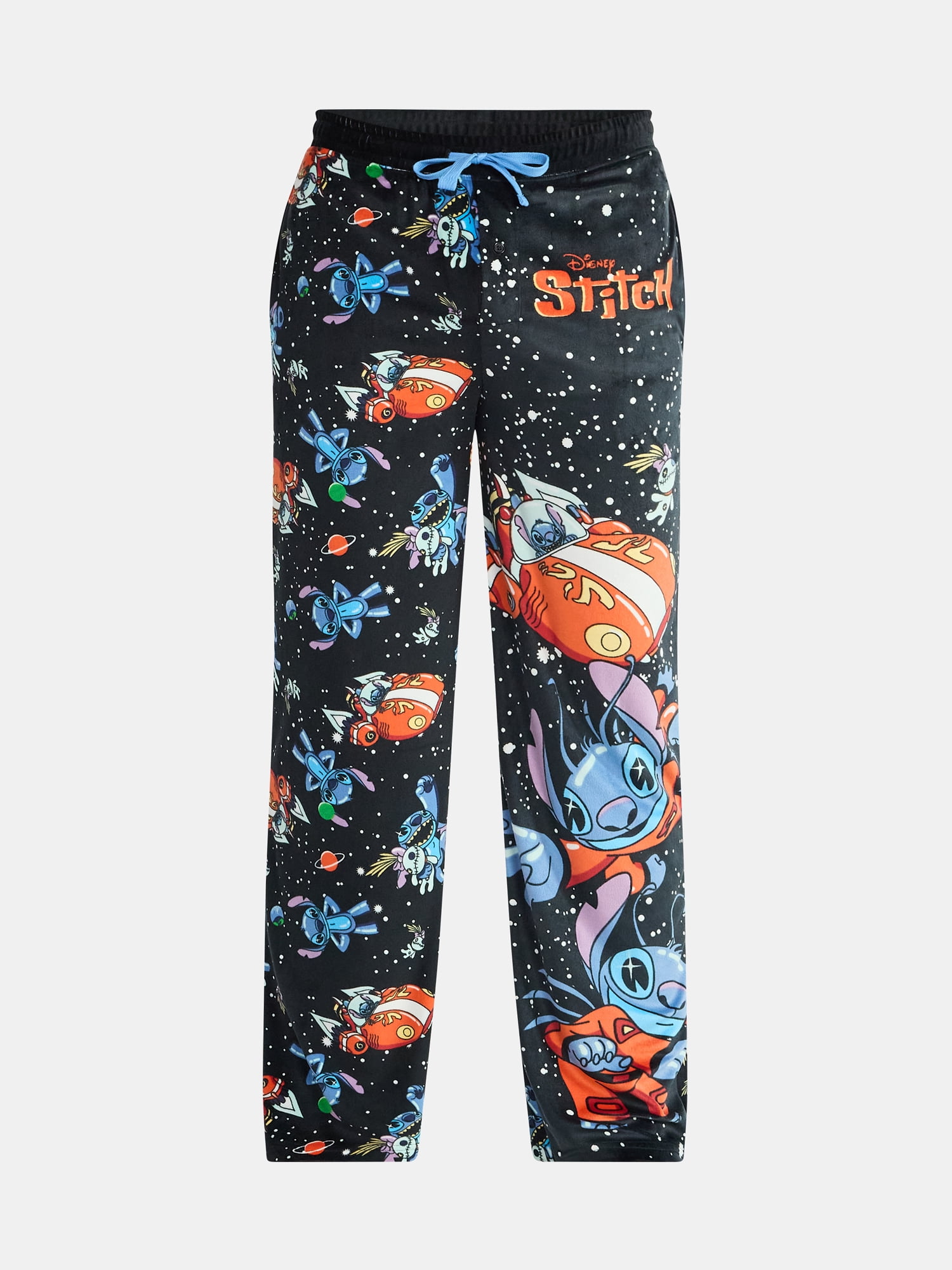 Lilo and Stitch Men's and Big Men's Split Leg Graphic Pants, Sizes