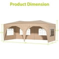 thumbnail image 2 of Al Fresco Waterproof Dome Shaped Large Chicken Coop - Metal Chicken Run with Anti-UV Cover, Walk-in Fence Cage Hen House for Outdoor and Yard Farm Use, 1" Tube Diameter, 9.84' x 19.68' x 6.56', 2 of 9