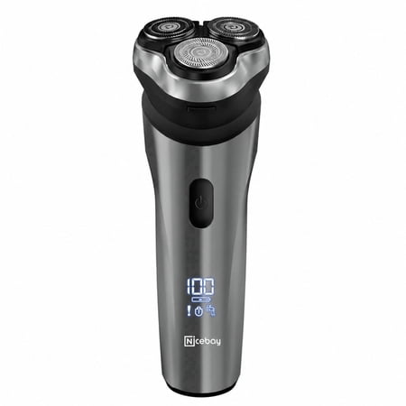 Nicebay Electric Razor, Electric Shavers for Men, Wet/Dry Shaver LED Display/Travel Lock/Type C/Ipx7