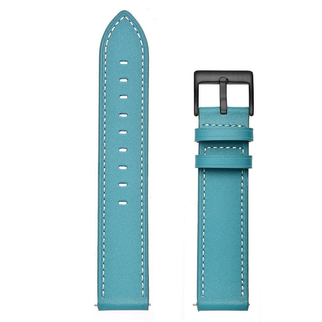 20mm Leather Watch Strap with Quick Release Pins, Universal Replacement Band for Most Watches, Comfortable Gift Choice
