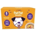 thumbnail image 1 of Pat Pat Noodles: Probiotic Ramen for Dogs - Seafood Flavor - 8 Pack [Pets Food], 1 of 2