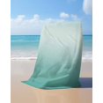 thumbnail image 4 of Turquoise Ombre Beach Towels Oversized Super Absorbent, Modern Gradient Abstract Art Lightweight Bath Towel Quick Dry Sets For Bathroom/Pool/Rv Camping/Beach Play/Gym Room/Picnic 30"x60", 4 of 8