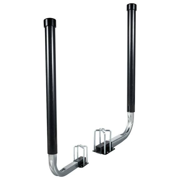 1 Pair of Boat Trailer Guide L Shaped, 40"-48" Adjustable Design Trailer Guide Ons Galvanized Steel for Boat, Fishing Boat, Sailboat Trailer, Silver