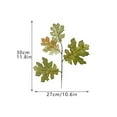 thumbnail image 6 of Yuedong Artificial Maple Leaf For Wedding Decorations Green Yellow Leaf Artificial Maple Leaf for Wedding Ceremony French Vintage Floral Faux Maple Autumn Leaves Decorations,Indoor and Outdoor, 6 of 10