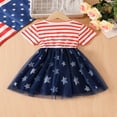 thumbnail image 5 of Vividxx Girls Dresses Casual Summer Striped Red Tutu Dress With And Bow For Infants 1-6 Years Comfortable Elastic Play Outfits Sets O-Neck Holiday Dailywear, 5 of 5