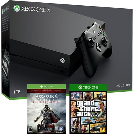 Xbox One X Console with Two Bonus Games