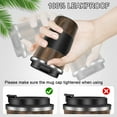 thumbnail image 4 of FORHVIPS Travel Coffee Mug 13 oz,Insulated Coffee Cups with Flip Lid,Stainless Steel Coffee Mugs Spill Proof, Double Wall Vacuum Tumblers,Reusable To Go Mug for Hot/Ice Coffee Tea, 4 of 7