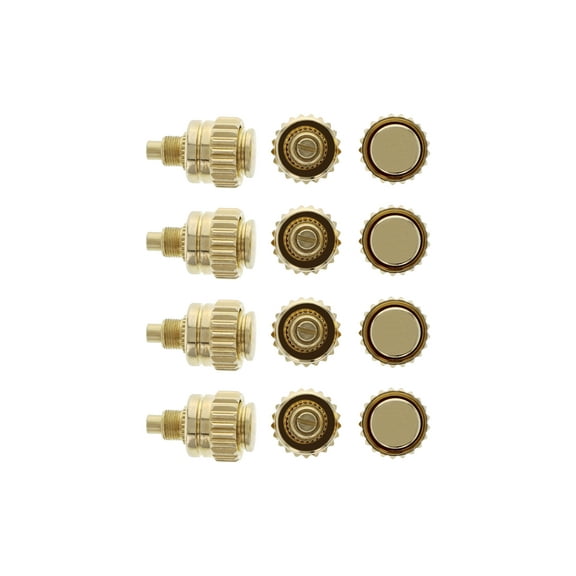 12 DAYTONA WATCH CROWN PUSHER FOR ROLEX 116518 116520 116523 116598 116599 GOLD