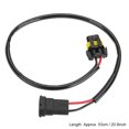 thumbnail image 1 of Conector de enchufe del arnés de cableado Higoodz arnés de cables 2 uds H11 9006 adaptador de conversión de luz antiniebla, 1 of 3