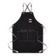 thumbnail image 1 of unbranded Delantal De Cocina Negro De Lona Resistente Con Ajustables Y Bolsillo Para Hostelería, 1 of 8