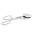 thumbnail image 4 of Unique Bargains Kitchenware Metal Food Salad Server Mixing Clamp Tong Silver Tone 26cm Length, 4 of 4