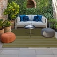 thumbnail image 2 of Olive Green Striped Outdoor Rug for Patio/Deck/Porch, Non-Slip Large Area Rug 5 x 7 Ft, Vintage Stripes Ombre Indoor Outdoor Rugs Washable Area Rugs, Reversible Camping Rug Carpet Runner, 2 of 8