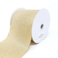 thumbnail image 1 of Christmas Flat Glitter Wired Edge Ribbon, 4-Inch, 10-Yard, Champagne, 1 of 1