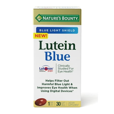 Nature's Bounty® Lutein Blue, 30 Softgels (Best Time To Take Lutein)