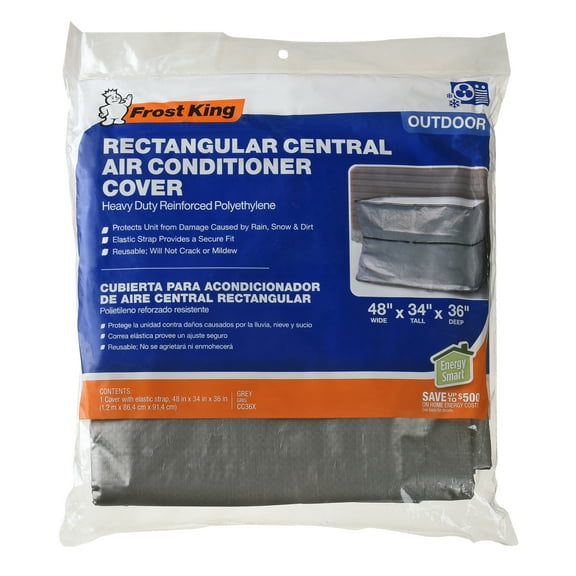 Frost King® CC36XH Rectangular Central Air Conditioner Cover, 48" Wide x 34" Tall x 36" Deep