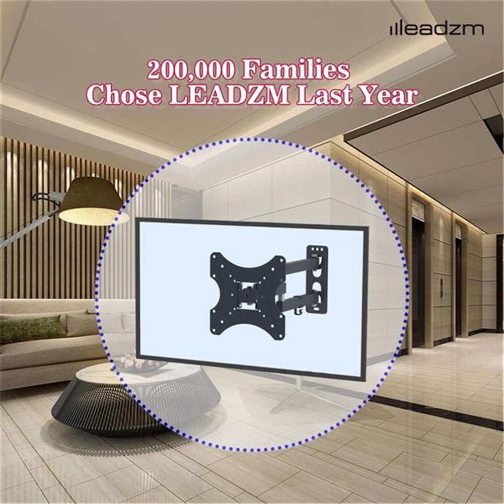 1 Set 26-55 Inches Tv Stand Tmx200 Bearing 30kg Maximum Vesa 200x200 Height Adjustable Rotation 180-degree With Horizontal Level