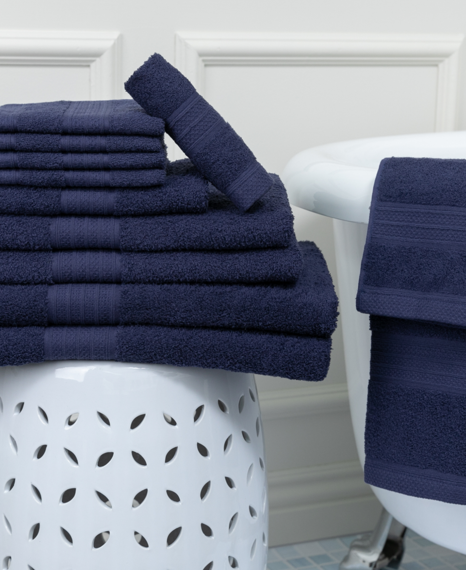 100-Percent Cotton Luxury 12-Piece Towel Set - image 2 of 3