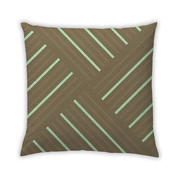 Ahgly Company Indoor Square Contemporary Throw Pillow, 18 inch by 18 inch