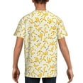 thumbnail image 5 of Wukai Banana Youth Unisex Short Sleeve T-Shirt for Boys, Girls, Teens, and Kids-X-Small, 5 of 7