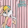 thumbnail image 6 of Looney Tunes Lola Bunny Girls Baseball Jersey, Short Sleeve Button-Up Graphic Shirt- Little and Big Girl Sizes, 6 of 7