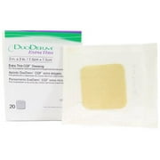 DuoDERM Extra Thin Hydrocolloid Dressing 3 X Inch Square Sterile, 187901 - ONE DRESSING
