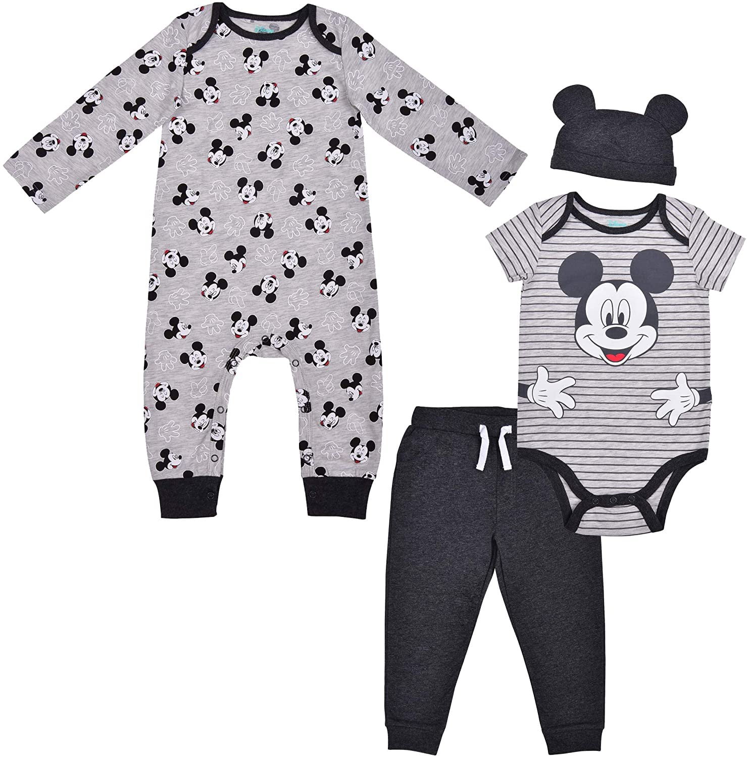 NEW Disney Baby Mickey Mouse sleepsuit All In One Romper Babygrow Nightwear gift 