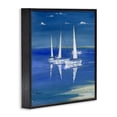 thumbnail image 2 of Stupell Industries Rustic Lodge Serenity Sailboats Reflected on Water Black Framed Giclee Art, 17 x 17, by Paul Brent, 2 of 8