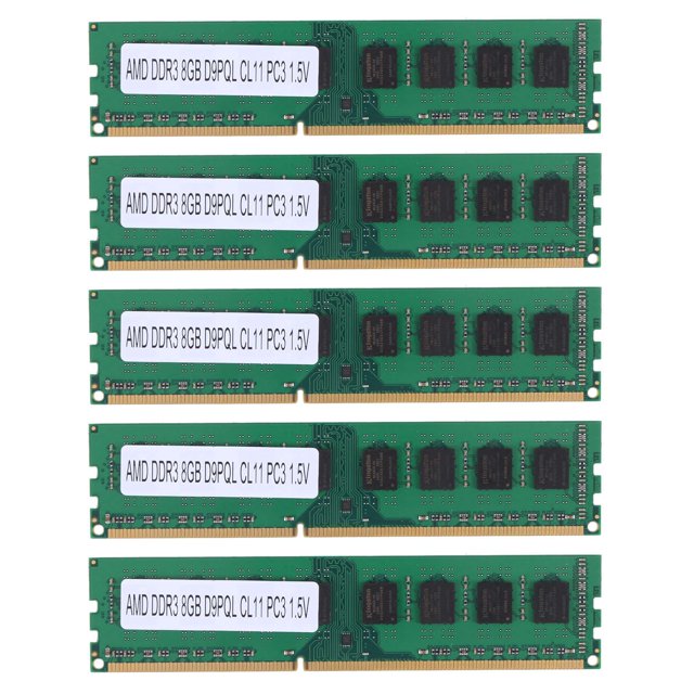 5X Tsulyn 8Gb Ddr3 1600Mhz Ram Desktop Memory Dimm Only for Amd F2 M2 Computer Pc