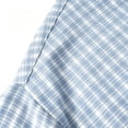 thumbnail image 6 of COSFO Men Button Down Shirt Short Sleeve Cotton Plaid Summer Shirts Loose Fit with Pocket Collared Casual Tops, 6 of 8