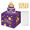 Purple, variant on Tumao Birthday Money Box for Cash Gift, Money Roll Gift Box for Cake Pull Out Kit with Pull Out Happy Birthday Day Card and 30Pcs Transparent Bags for Women Men Surprise