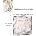 thumbnail image 3 of Dailyacc Hair Bandanas Scarf For Women Lightweight Fashion Neck Silk Satin Head Scarves For Sleeping Handbags Scarf, 3 of 10