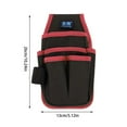 thumbnail image 7 of Tool Pouch Heavy-Duty Tool Bag with Adjustable Belt Electricians Organizer Pouch Waist Bag for Tools Waist Strap for DIY (Blue), 7 of 7