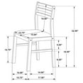 thumbnail image 2 of Plethoria Home Beige and Natural 3-piece Dining Set with Drop Leaf, 2 of 19