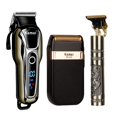 thumbnail image 2 of WEASTI cortadora de pelo profesional para Barbero, Afeitadora eléctrica recargable, máquina de corte de acabado, recortadora de barba, afeitadora inalámbrica qym unisex, 2 of 2
