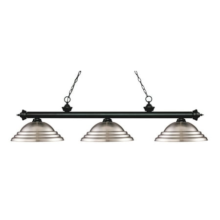 

World of Style WOS125701 Island Lighting Matte Black Steel Nunki