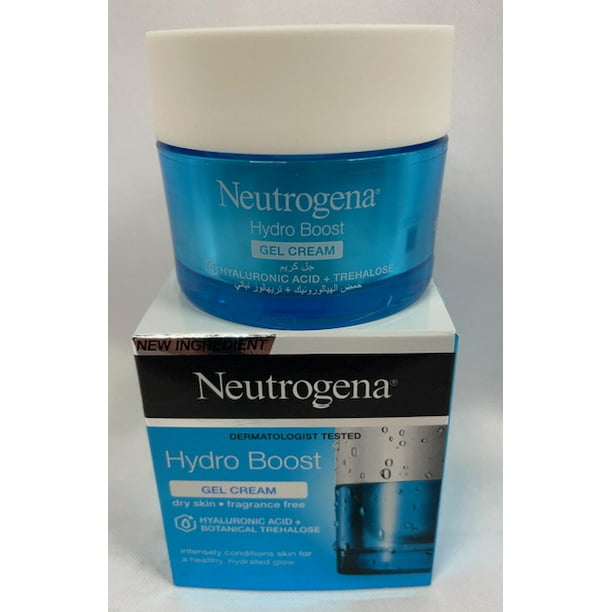 2 Pack of Neutrogena Hydro Boost Gel Cream with Hydrating Facial Moisturizer for Dry Skin, Fragrance Free, 50 ml (1.7 Oz)each - Walmart.com