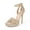 GOLD-GLITTER, variant on Women's Platform Stiletto Heels Open Toe Ankle Strappy High Heels Fashion Wedding Dressy Pump Sandals Shoes