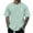 Mint Green, variant on Dagaeig Tee Shirts Mens Hawaiian Short Sleeve Tropical Floral Beach Shirt for Men(Navy,3XL)