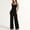 Black, variant on Womens 2 Piece Sets Comfort Breatnable Crew Neck Sleeveless Tank Tops and Wide Leg Pants Outfits Lightweight Slim Fit Loungwear Tracksuits for Yoga Gym Running