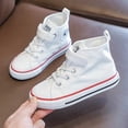 thumbnail image 1 of Zapatos de lona de alta calidad para niños, estilo informal para primavera y otoño, zapatillas blancas para bebés, calzado de tela cómodo, 1 of 5