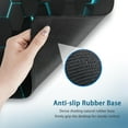 thumbnail image 3 of Blue Honeycomb Science Technology Gaming Mouse Pad - Extended Large Mouse Pad, Non-Slip Base, Stitched Edge, Long Computer Keyboard Mat, Perfect for Home Office Work, 31.5x11.8 Inch, 3 of 6