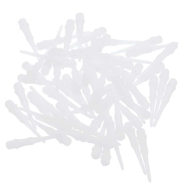 Unique Bargains 2BA Thread Plastic Soft Dart Tips Replacement Dart Accessories, White 90 Pack