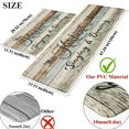 thumbnail image 5 of Yamaziot Anti Fatigue Kitchen Mat Set Waterproof Non Slip Farmhouse Kitchen Floor Mats with Runner Cushioned Kitchen Rug Heavy Duty Standing Mat 18"x47"+18"x30", Coffee & Gray, 5 of 7