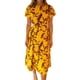 thumbnail image 3 of TaTaai Women's Casual Round Neck Floral Print Midi Dress Soft Stretch Fabric Comfortable Stylish Dress Ideal for Spring Summer Vacation Dating Party and Everyday Wear Gift, 3 of 6