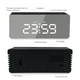 thumbnail image 4 of Reloj despertador Despertador digital Despertador de escritorio Despertador con espejo LED Despertad Tomshoo  Blanco, 4 of 7