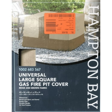 Hampton Bay universal large square fire pit cover