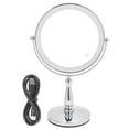 thumbnail image 1 of LED Lighted Mirror, LED Lighted Makeup Mirror Double Sided  For Bathroom, 1 of 8