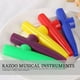 thumbnail image 5 of Kazoos de plástico Instrumentos musicales Kazoo Instrumento Kazoo Flauta Kazoos de colores adecuados para amantes de la música y regalos (5 piezas, color aleatorio), 5 of 5